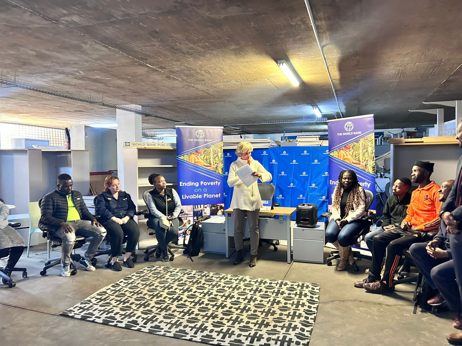 Laptop donation to Nelmapius High School