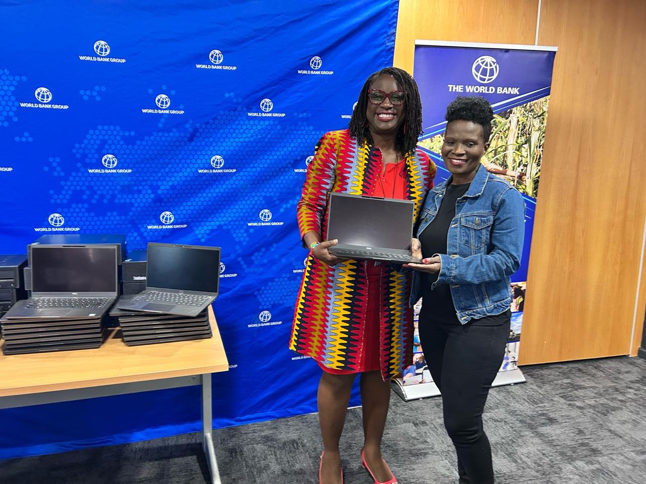 Laptop donation to Nelmapius High School